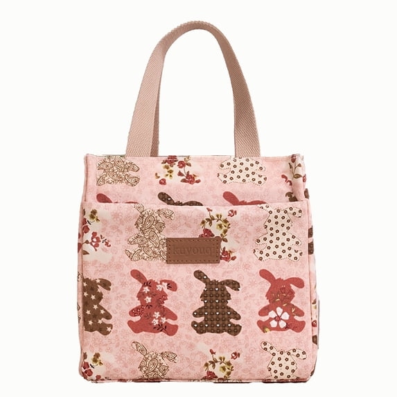 AWAYTR Insulated Lunch Bags, Reusable Thermal Cooler Tote Bag, Portable Lunch Box Carrier for Work Picnic School Travel