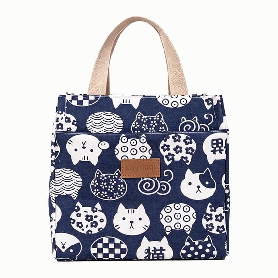 AWAYTR Insulated Lunch Bags, Reusable Thermal Cooler Tote Bag, Portable Lunch Box Carrier for Work Picnic School Travel