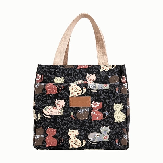 AWAYTR Insulated Lunch Bags, Reusable Thermal Cooler Tote Bag, Portable Lunch Box Carrier for Work Picnic School Travel