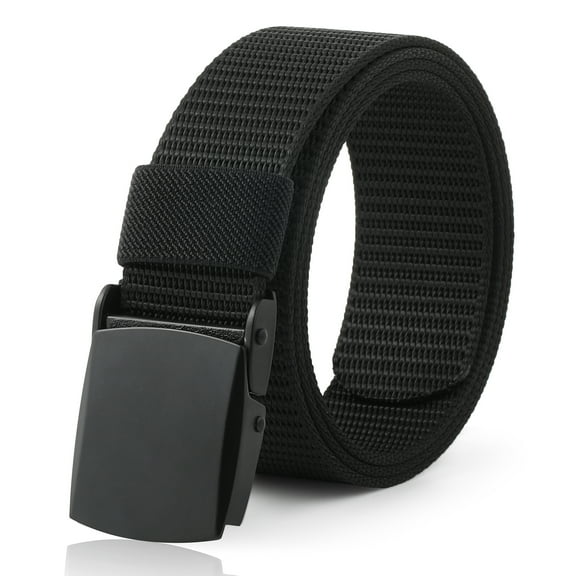 AWAYTR Kids Belt Nylon Belt - Belt with Metal Buckle for Pants School Uniform Jeans