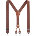 thumbnail image 1 of AWAYTR Kids Child Men Boy Suspenders - Adjustable Elastic Solid Color 4 Strong Clips Braces, 1 of 7