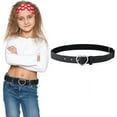 thumbnail image 1 of AWAYTR Kids Elastic Leather Belt - Adjustable PU Stretch Belt for Girls and Boys, 1 of 5