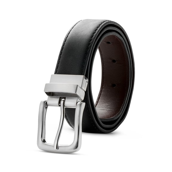 AWAYTR Kids Reversible Belt - Durable PU Leather Belts for Boys and Girls