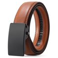 thumbnail image 1 of AWAYTR Ratchet Leather Belt for Men - Genuine Leather Black and Brown Belt for Dress Casual Pants, 1 of 8