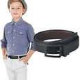 thumbnail image 1 of AWAYTR Reversible Kids Belts for Boys - Black and Brown Leather Belt for School Uniform Casual Jeans, 1 of 12