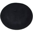 thumbnail image 1 of AWAYTR Women French Wool Beret Hats - Solid Color Classic Beanie Winter Cap, 1 of 6