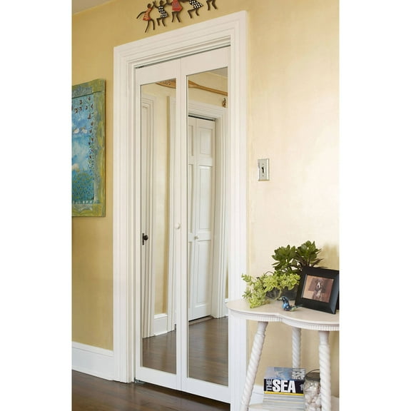 AWC 907 Traditional Mirror Bifold Door