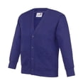 thumbnail image 1 of AWDis Academy Boys/Girls Button Up School Cardigan, 1 of 3