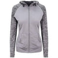 thumbnail image 1 of AWDis Cool Womens Zoodie Contrast Full Zip Hoodie, 1 of 3