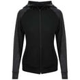 thumbnail image 1 of AWDis Cool Womens Zoodie Contrast Full Zip Hoodie, 1 of 3
