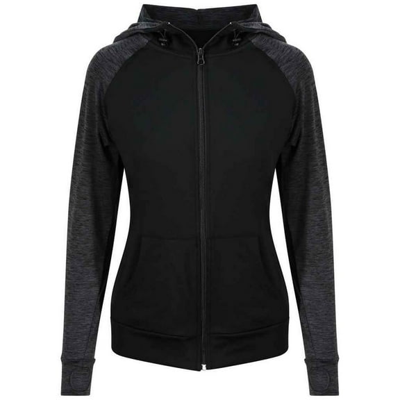 AWDis Cool Womens Zoodie Contrast Full Zip Hoodie