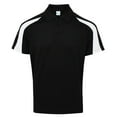 thumbnail image 1 of AWDis Just Cool Mens Short Sleeve Contrast Panel Polo Shirt, 1 of 4