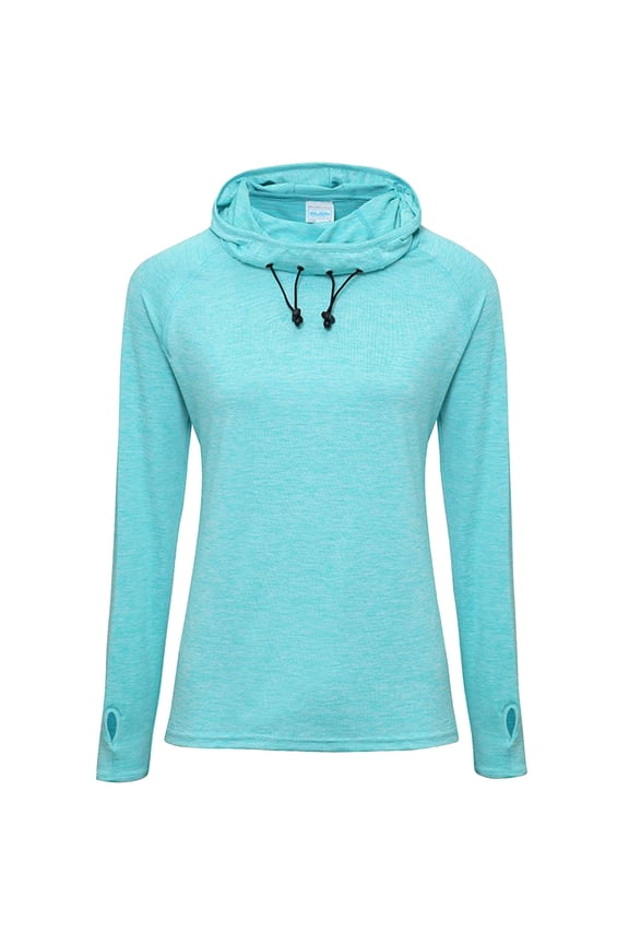 Just Cool Womens Girlie Cowl Neck Baselayer Top