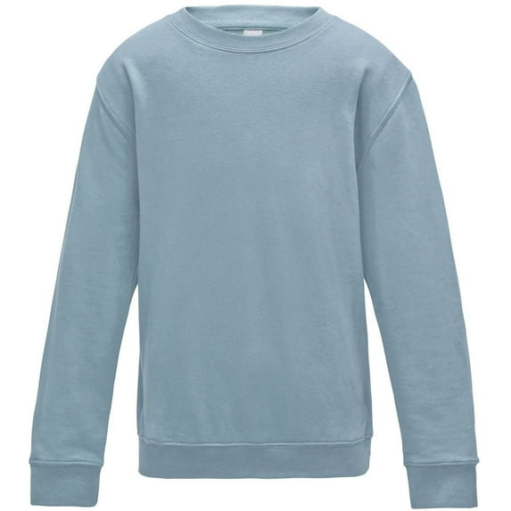 AWDis Just Hoods Boys/Girls Plain Crew Neck Sweatshirt