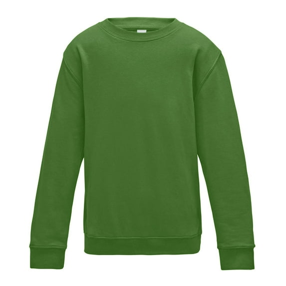 AWDis Just Hoods Boys/Girls Plain Crew Neck Sweatshirt