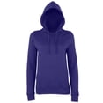 thumbnail image 1 of AWDis Just Hoods Womens Girlie College Pullover Hoodie, 1 of 4