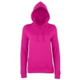 thumbnail image 1 of AWDis Just Hoods Womens Girlie College Pullover Hoodie, 1 of 4