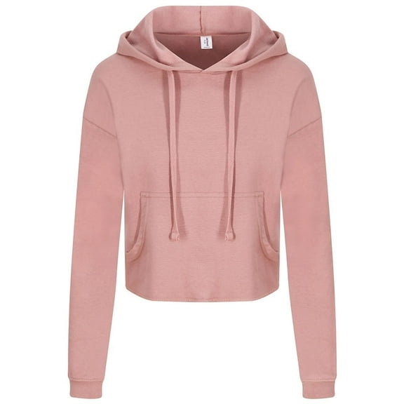 AWDis Just Hoods Womens Girlie Cropped Hoodie