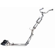 AWE 0FG Exhaust for 3rd Gen Toyota Tundra - Dual Diamond Black Tips