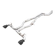 AWE Tuning 2020-2023 Toyota Supra A90 Resonated Track Edition Exhaust with 5-inch Diamond Black Tips