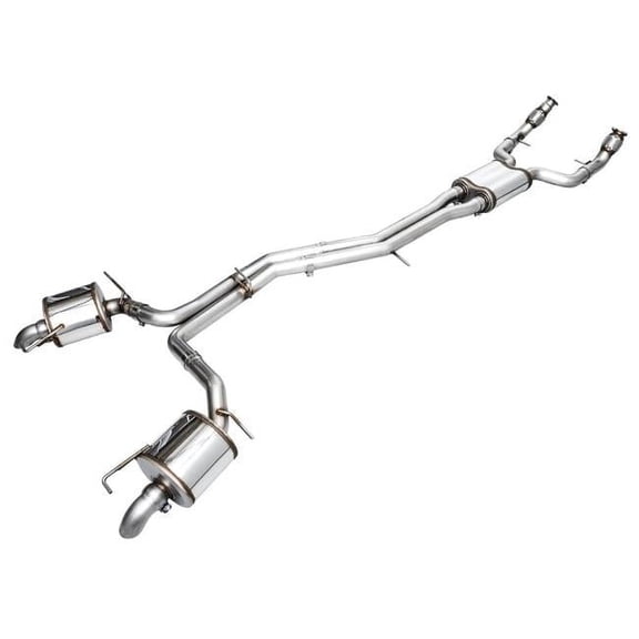 AWE Tuning Audi 2019-2023 C8 A6/A7 3.0T Touring Edition Cat-Back Exhaust- Turn Downs