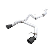 AWE 301533456 0FG 304 Stainless Steel Cat-Back Exhaust System with Split Rear Exit, Diamond Black
