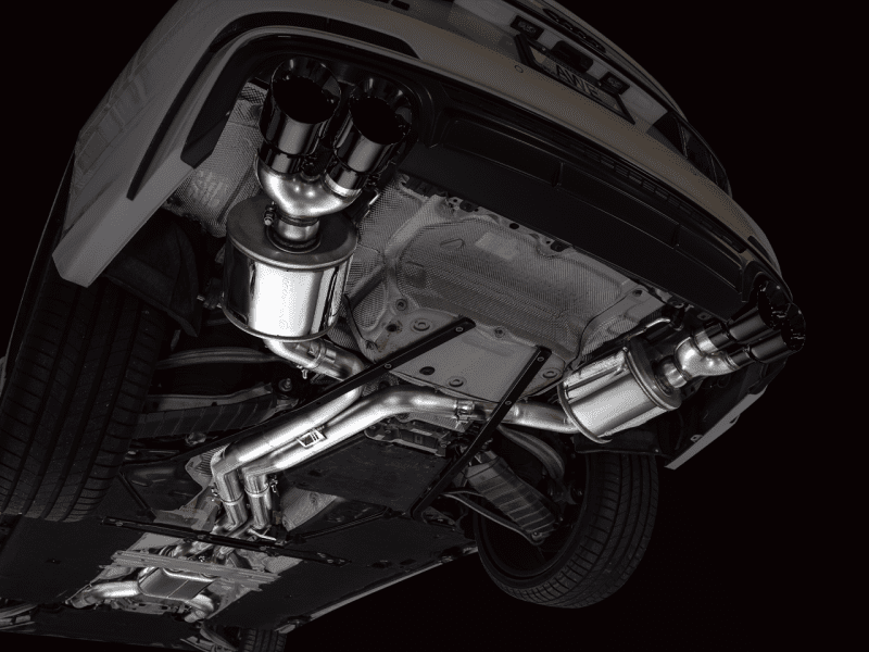 AWE Tuning Touring Edition Exhaust - Diamond Black Tips for 19-23 Audi C8 S6/S7 (3015-43107)