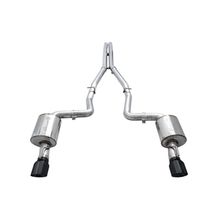 AWE Tuning Touring Edition Exhaust for 2015+ Dodge Charger 6.4L/6.2L with Diamond Black Tips