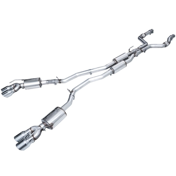 AWE Tuning 3015-42625 2020 Ford Explorer ST Touring Edition Exhaust with Chrome Silver Tips
