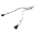 thumbnail image 1 of AWE Tuning 0FG Dual Rear Exit Cat-Back Exhaust for 4th Gen RAM 1500 5.7L with Diamond Black Tips, 1 of 6