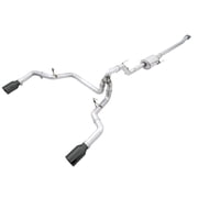 AWE Tuning 301533119 5 in. Black Tips Dual Rear Exit Catback Exhaust for F-150 2.7 & 3.5