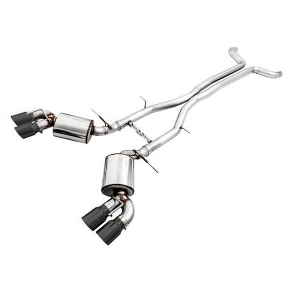 AWE Tuning 302043076 Touring Edition Non-Resonated Cat-Back Exhaust System with Quad Rear Exit for 2016-2018 Chevy Camaro