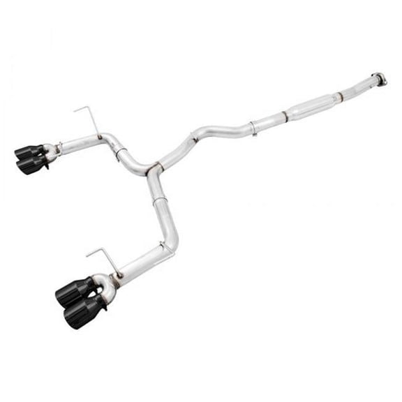 AWE Tuning AWE-302043066 Track Edition 304 SS Cat-Back Exhaust System with Quad Rear Exit for 2011-2018 Subaru WRX
