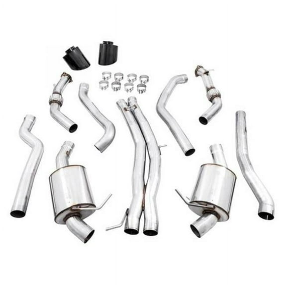 AWE Tuning Audi B9 RS5 Touring Edition Exhaust with Diamond Black RS Tips * Dual 3* T304L Stainless Steel Performance System