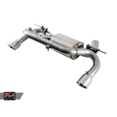 AWE Tuning BMW F22 M235i / M240i Touring Edition Axle-Back Exhaust with Diamond Black Tips (90mm)