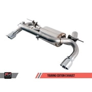 AWE Tuning BMW F30 335i/435i Touring Edition Axle-Back Exhaust with Chrome Silver Tips 90mm
