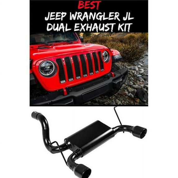 AWE Tuning Cat-Back Exhaust System for 2018 Plus Jeep Wrangler JL & JLU 2.0T Trail Edition