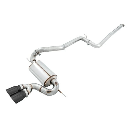AWE Tuning Ford Focus ST Touring Edition Cat-back Exhaust - Non-Resonated with Diamond Black Tips