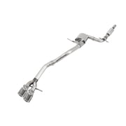 AWE Tuning Mk5 Jetta Mk6 Sportwagen 2.5L Track Edition Exhaust with Polished Silver Tips
