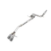 AWE Tuning Mk6 Jetta 2.5L Track Edition Exhaust with Polished Silver Tips