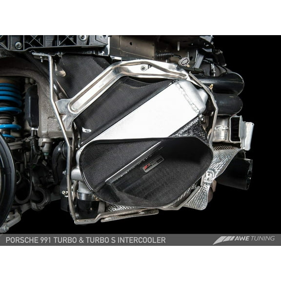 AWE Tuning Porsche 991 Turbo/Turbo S ColdFront Performance Intercooler Kit (Part #4510-11050)
