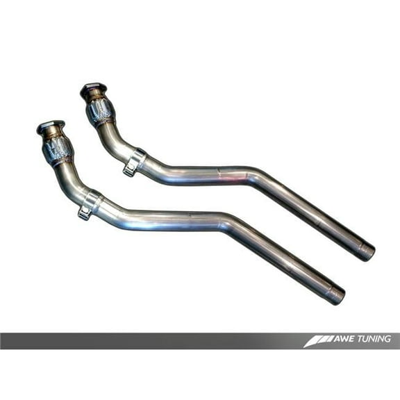 AWE Tuning S5 Non-Resonated Downpipes for Audi B8 4.2L