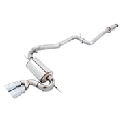AWE Tuning Touring Edition 304 SS Non-Resonated Cat-Back Exhaust System with Dual Rear Exit for 2013-2018 Ford Focus, Chrome