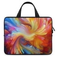 thumbnail image 1 of AWERP Abstract Colored Laptop Handle Bag Computer Protect Case Soft Carrying Travel Case 17inch, 1 of 5