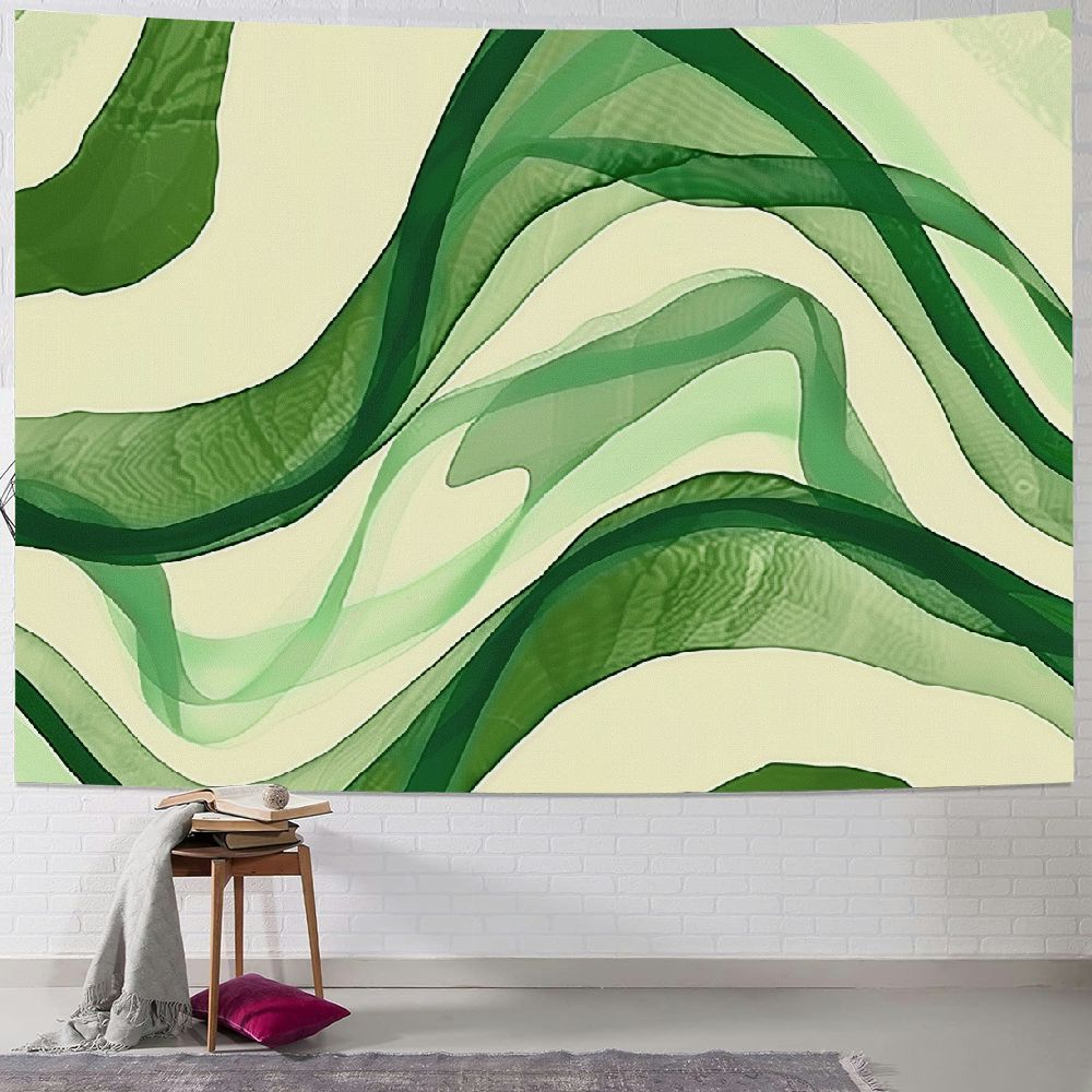 AWERP Boho Sage Green Tapestry for Teen Girls Bedroom Aesthetic