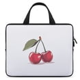 thumbnail image 1 of AWERP Cherry Minimalist Cute Small Detailed White Background Laptop Sleeve Carrying Bag Tablet Cover Neoprene 10inch, 1 of 5