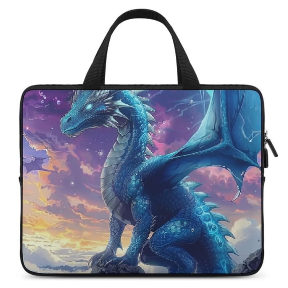 AWERP Dragon Diving Fabric Laptop Sleeve Carrying Bag 10inch