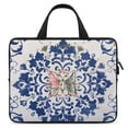 thumbnail image 1 of AWERP Flower Butterfly Wallpaper Laptop Sleeve Carrying Bag Tablet Cover Neoprene 15inch, 1 of 5