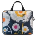 thumbnail image 1 of AWERP Flowers Circles Soft Details Laptop Handle Bag Computer Protect Case Tablet Cover Neoprene 15inch, 1 of 5