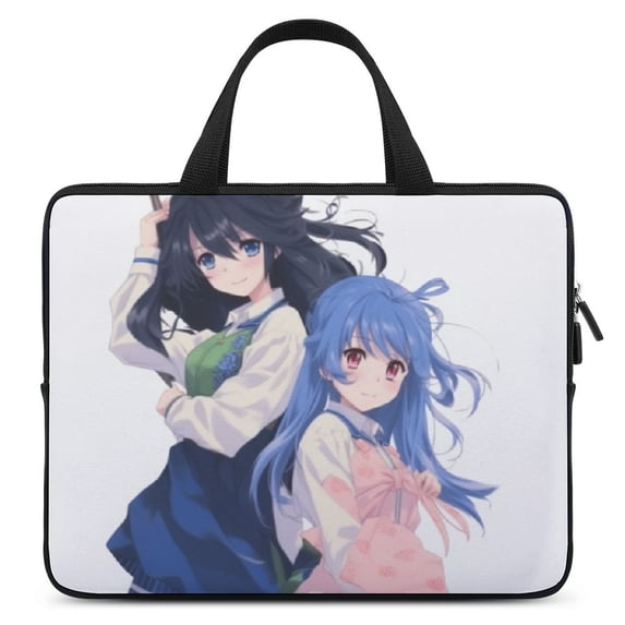 AWERP Leaves Flowers Cute Laptop Bag Diving Fabric Computer Protective Handle Case Tablet Cover Neoprene 13inch